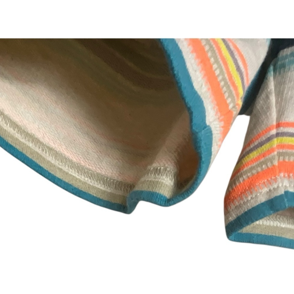 Oshkosh B’Gosh Multi Colored Striped French Terry Pull On Cotton Kids Shorts - Picture 8 of 12